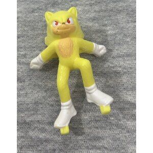 Sonic the Hedgehog 2 Movie McDonalds Figures Yellow